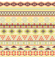 Tribal striped seamless pattern vector image