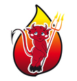 Devil vector image