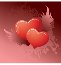 Valentines day hearts vector image