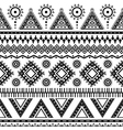 Tribal aztec seamless pattern vector image