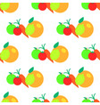 Fruits and vegetables seamless pattern Fruits and vegetables seamless pattern vector image