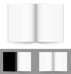 Blank magazine vector image