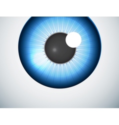 Blue eye ball background vector image