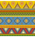 Tribal aztec seamless pattern vector image