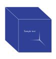 Cube vector image