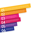 Colorful labels vector image