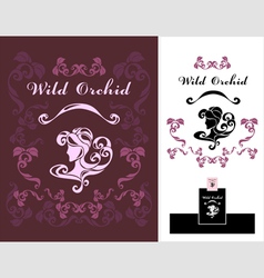 Wild Orchid vector image