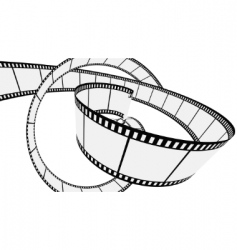 Vector blank film strip vector image