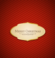 Christmas frame vector image