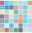 Seamless ornament patterns vector image