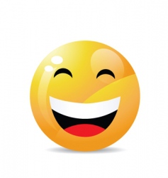 Laughing vector image
