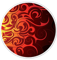 Fire ball vector image