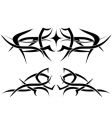 Flame tattoo vector image