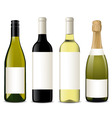 Vector wine bottles vector image