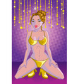 Girl vector image