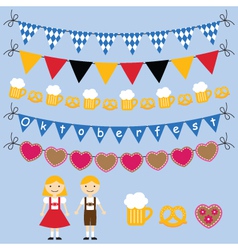 Oktoberfest set vector image