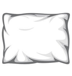 White pillow vector image