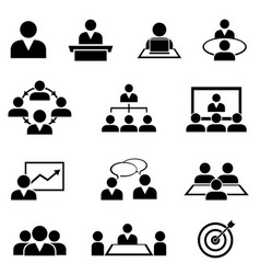 Businessman in business settings vector image