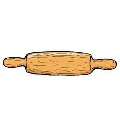 Rolling pin vector image