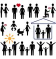 Love and family vector image