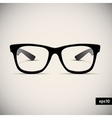 Glasses vector image
