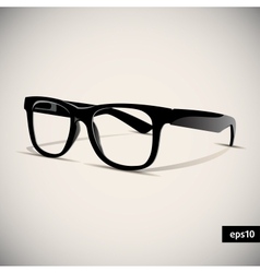 Glasses vector image
