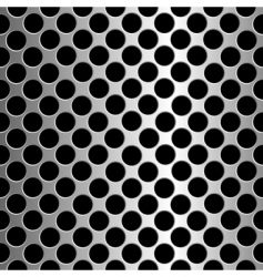 Metallic circles vector image