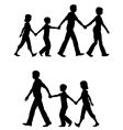 Casual family vector image