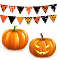 Halloween set vector image
