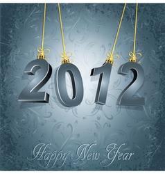 New years type vector image