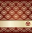 Vintage pattern vector image