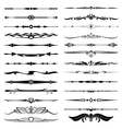 Text dividers set vector image