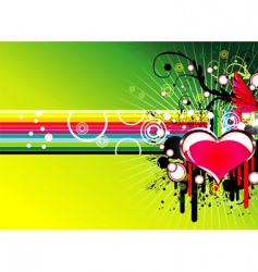 Music love background vector image