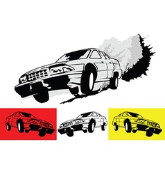 Fast car vector image