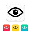 Eye icon vector image