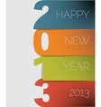New Year 2013 card vector image