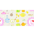 Food doodle vector image