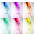 Wave color backgrounds vector image
