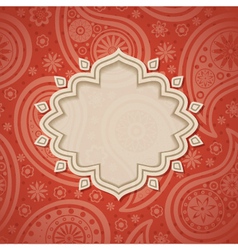 Indian frame vector image