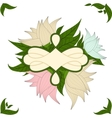 Floral vintage frame vector image