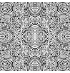 Abstract decorative ethnic seamless pattern vector image