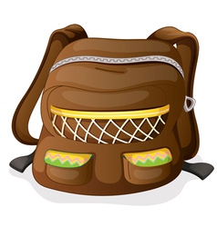 A school bag vector image