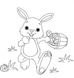 Easter bunny Easter bunny vector image