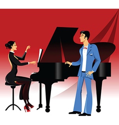 Opera concert vector image