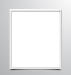 White Photo Frame vector image