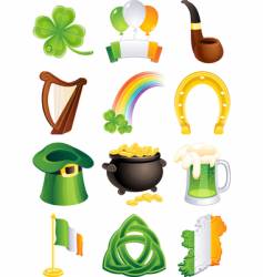 St. Patrick's icon vector image
