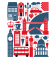 London symbols set vector image