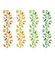 Vine borders vector image