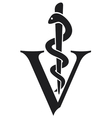 Veterinary symbol vector image