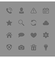 Universal Outline Icons vector image